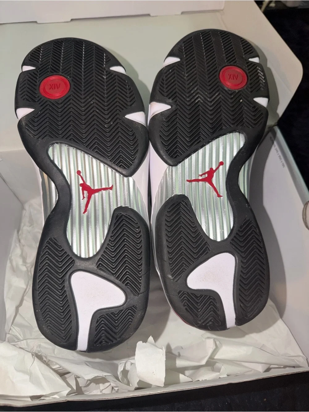 Nike Jordan Shoe Boxes with Red Jumpman Logos